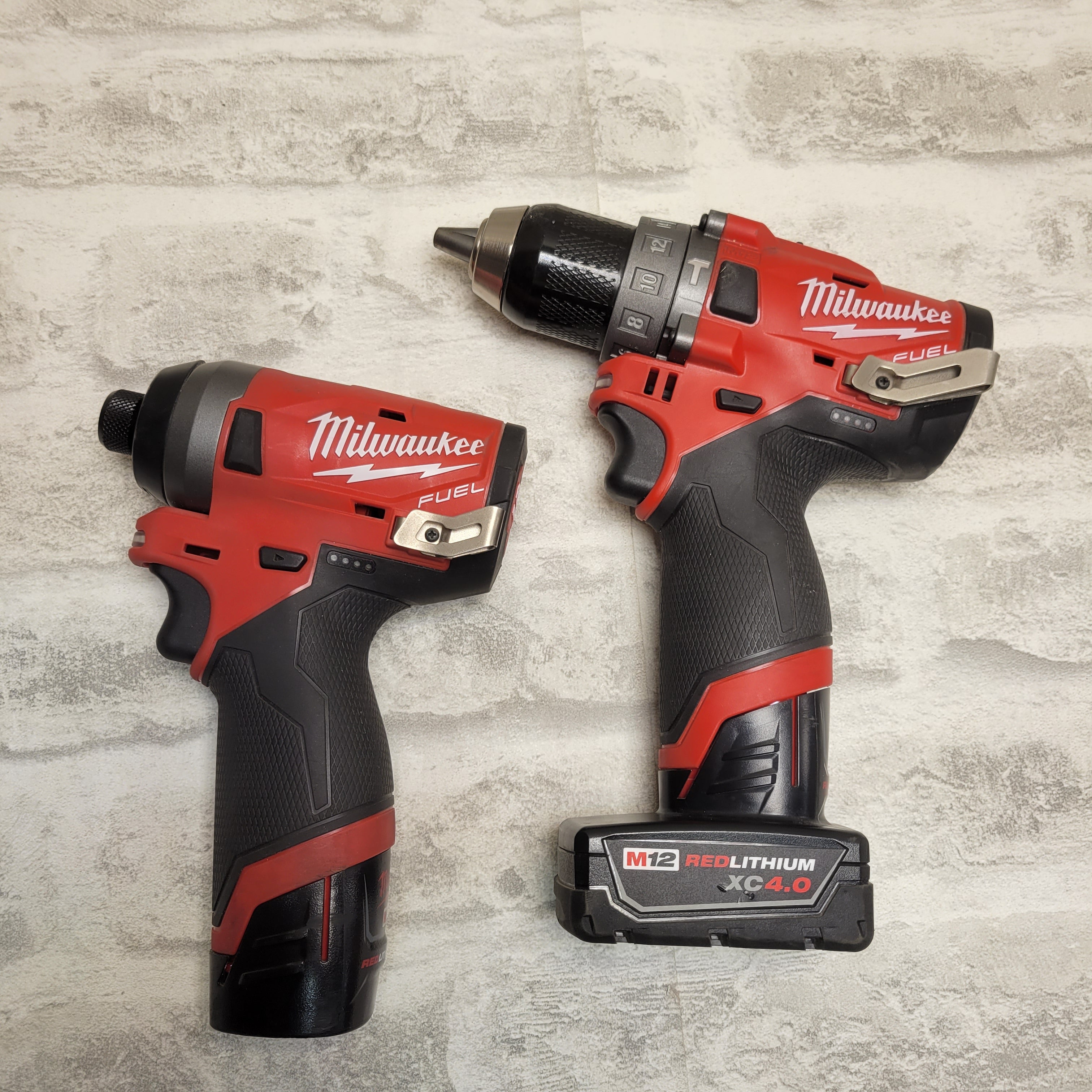 *FOR PARTS* Milwaukee M12 1/2" Hammer Drill/Driver & 1/4" Impact Driver (7899386183918)